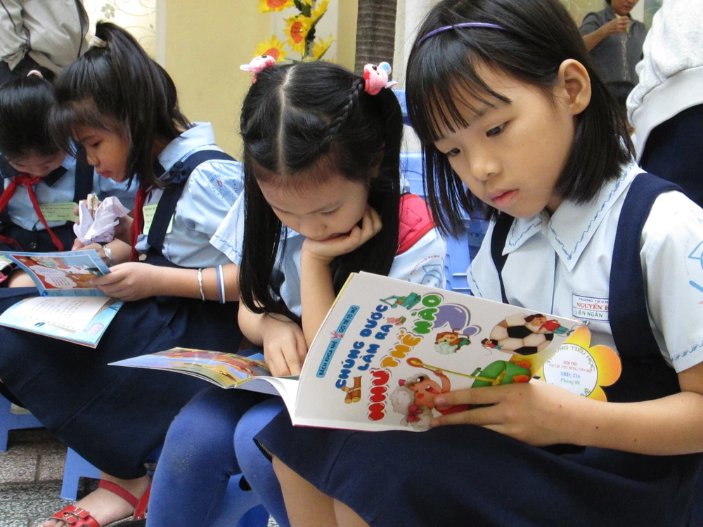 Hơn 1.000 HS tiểu học tham gia ngày hội “Em yêu Tiếng Việt” ảnh 3